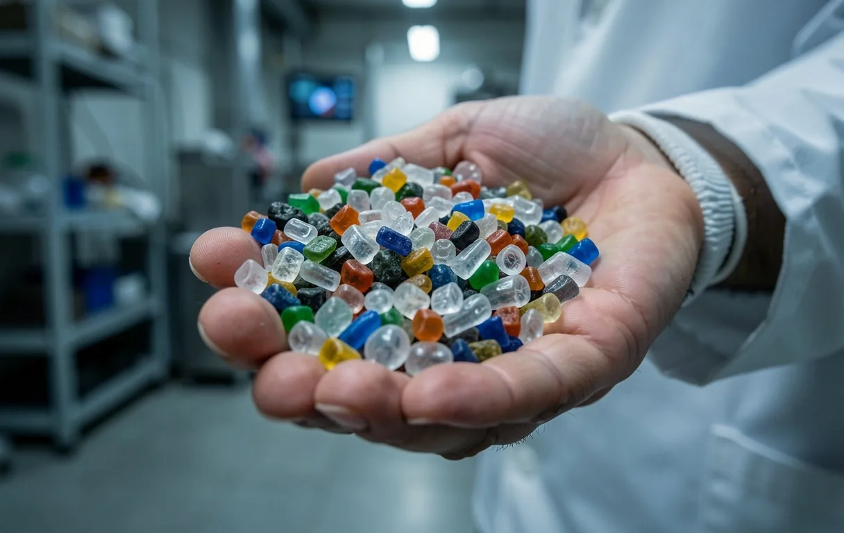 Sustainable material granules